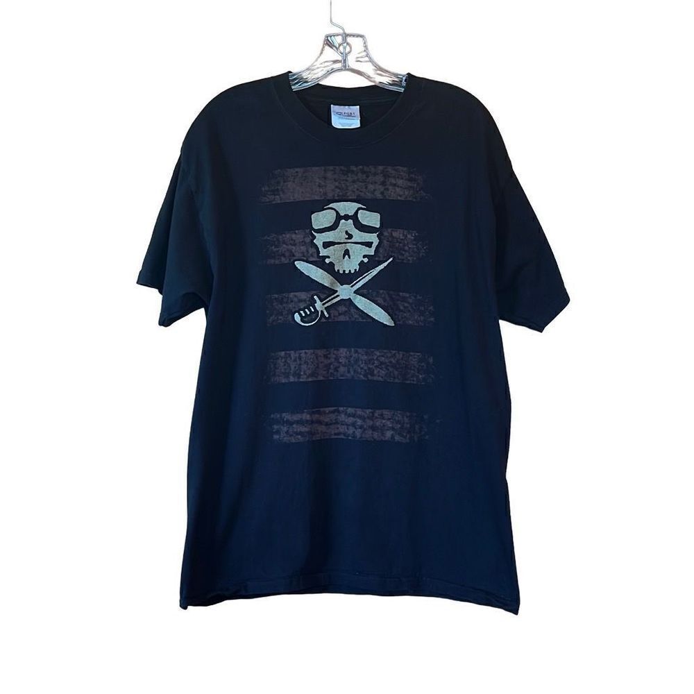 💜 3/$30 6/$50 Abney Park Port and Company T-shirt Top Short Sleeve  Black L